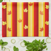 Linge De Cuisine Étoile de cuisine en feuilles d'automne (Plié)