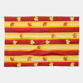 Linge De Cuisine Étoile de cuisine en feuilles d'automne (Horizontal)