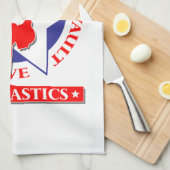 Linge De Cuisine Étoile de gymnastique (Quart Plié)