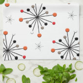 Linge De Cuisine Étoile de la sphère atomique Boucle Rétro Patern (Plié)