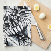 Linge De Cuisine Étoile géométrique Silva brillante (Quart Plié)