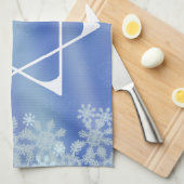 Linge De Cuisine Étoile givrée (Quart Plié)