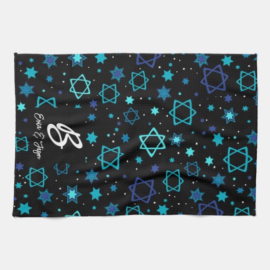 Linge De Cuisine Étoile monographique de David (Horizontal)