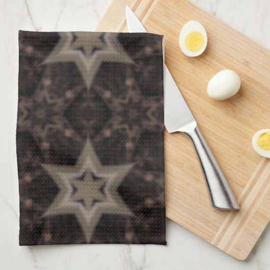 Linge De Cuisine Étoiles (Quart Plié)