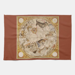 Linge De Cuisine Étoiles de constellation ciel méridional astronomi