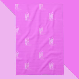 Linge De Cuisine Étoiles de cowboy Boots Motif rose
