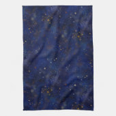Linge De Cuisine Étoiles dorées et navires (Vertical)