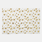 Linge De Cuisine Étoiles et lunes (Horizontal)