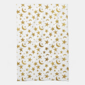 Linge De Cuisine Étoiles et lunes (Vertical)