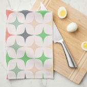 Linge De Cuisine Étoiles modernes du milieu du siècle dans les coul (Quart Plié)