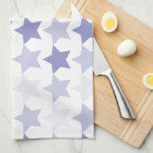 Linge De Cuisine Étoiles Patriotique Blue Ombre (Quart Plié)