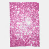 Linge De Cuisine Étoiles rose Fuchsia (Vertical)