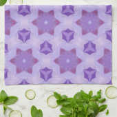 Linge De Cuisine Étoiles violettes (Plié)