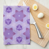 Linge De Cuisine Étoiles violettes (Quart Plié)