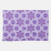 Linge De Cuisine Étoiles violettes (Horizontal)