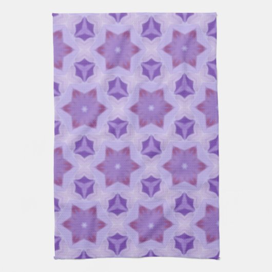 Linge De Cuisine Étoiles violettes (Vertical)