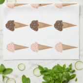 Linge De Cuisine Être COOL drôle Parler Pink Ice Cream (Plié)