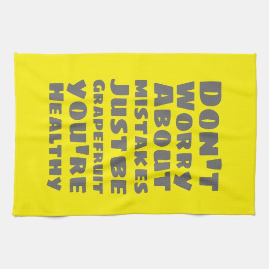 Linge De Cuisine Être un pamplemousse (Horizontal)