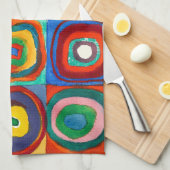 Linge De Cuisine Étude des couleurs | Wassily Kandinsky (Quart Plié)