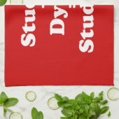 Linge De Cuisine Étudiant Plus Mort Égal Étudier (Plié)