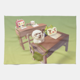 Linge De Cuisine Étudier dur