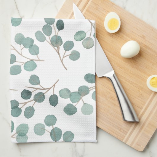 Linge De Cuisine Eucalyptus (Quart Plié)