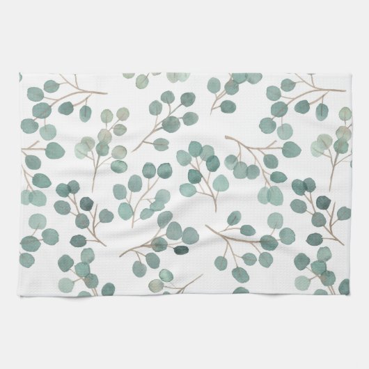 Linge De Cuisine Eucalyptus (Horizontal)