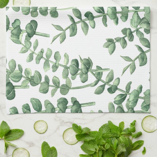 Linge De Cuisine Eucalyptus 1 (Plié)