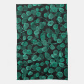 Linge De Cuisine Eucalyptus noir (Vertical)