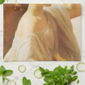 Linge De Cuisine Eucharis - Jeune Fille avec une Corbeille de Fruit (Plié)