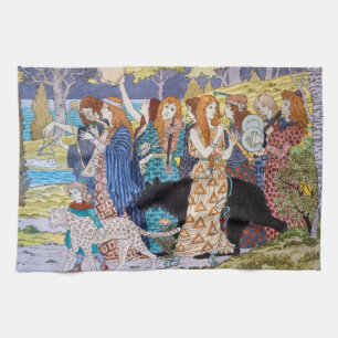 Linge De Cuisine Eugene Grasset - Panneau Décoratif Harmonie