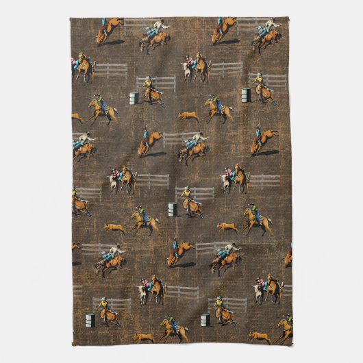 Linge De Cuisine Événements de Rodeo Western (Vertical)