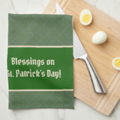 Linge De Cuisine Évêque Irish Blessing Religious de St Patrick (Quart Plié)