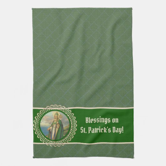 Linge De Cuisine Évêque Irish Blessing Religious de St Patrick (Vertical)