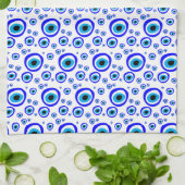 Linge De Cuisine Evil Eye Talisman & arabe Amulet /turc, grec (Plié)