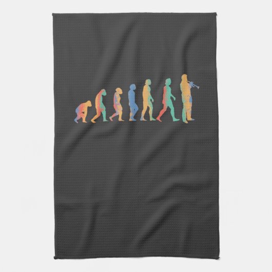 Linge De Cuisine Évolution de la trompette (Vertical)
