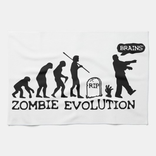 Linge De Cuisine Évolution de zombi (Horizontal)