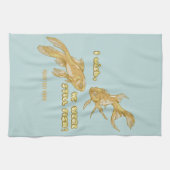 Linge De Cuisine Évolution du poisson drôle de poisson rouge (Horizontal)