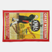 Linge De Cuisine Excursions ferroviaires de Noël de Great Western (Horizontal)