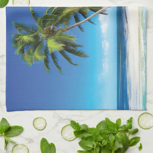 Linge De Cuisine Exotic beach throw pillow (Plié)