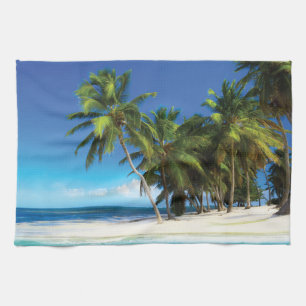 Linge De Cuisine Exotic beach throw pillow