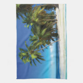 Linge De Cuisine Exotic beach throw pillow (Vertical)