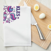 Linge De Cuisine Expérience de licorne avec coupure commerciale d'é (Quart Plié)
