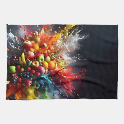 Linge De Cuisine Explosion de fruits (Horizontal)