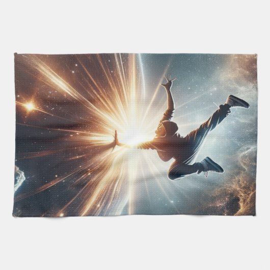 Linge De Cuisine Explosion de rupture galactique dans l'espace prof (Horizontal)