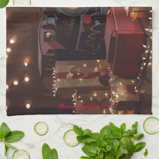 Linge De Cuisine Express festif (Plié)