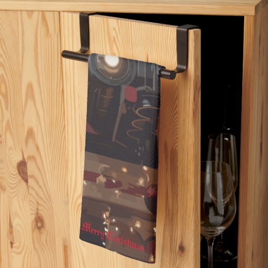 Linge De Cuisine Express festif (Pliage en tiers)