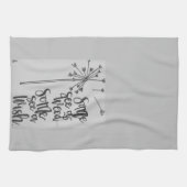 Linge De Cuisine Expression inspirante avec une herbe à pissenlit/s (Horizontal)