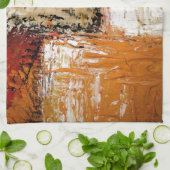 Linge De Cuisine Expressionniste Abstrait (Plié)