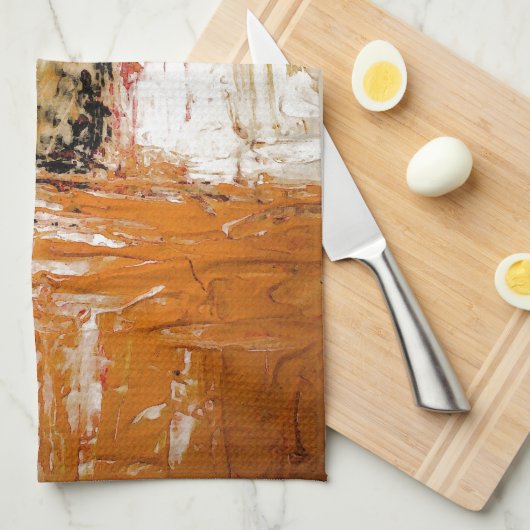 Linge De Cuisine Expressionniste Abstrait (Quart Plié)